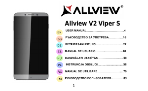 Manual de uso Allview V2 Viper S Teléfono móvil