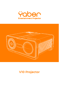 Manual de uso Yaber V10 Proyector