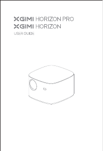 Manual XGIMI Horizon Pro Projector