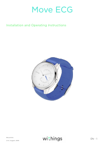 Handleiding Withings Move ECG Smartwatch