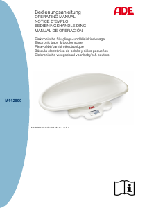 Manual ADE M112800 Scale