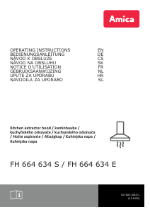 Handleiding Amica FH 664 634 E Afzuigkap