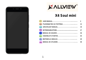 Manual de uso Allview X4 Soul Mini Teléfono móvil