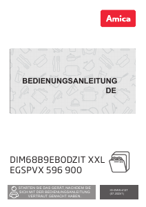 Bedienungsanleitung Amica EGSPVX 596 900 Geschirrspüler