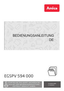 Bedienungsanleitung Amica EGSPV 594 000 Geschirrspüler