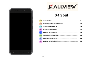 Наръчник Allview X4 Soul Мобилен телефон