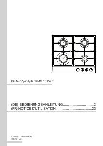 Bedienungsanleitung Amica KMG 734 000 E Kochfeld