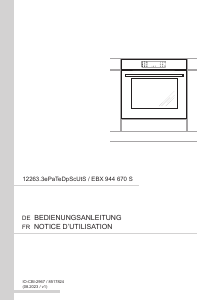 Mode d’emploi Amica EBX 944 670 S Four