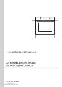 Bedienungsanleitung Amica EBX 944 630 S Backofen