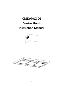 Manual Candy CMBI970LX DE Cooker Hood