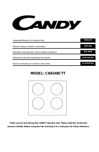 Manuál Candy CI64248CTT Varná deska