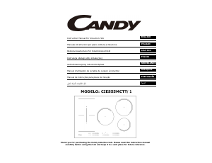 Instrukcja Candy CIES55MCTT/1 Płyta do zabudowy