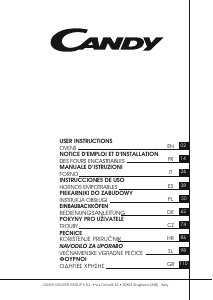 Manual de uso Candy FCT896XS WIFI Horno