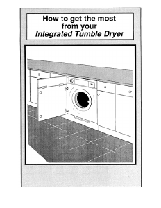 Manual White Knight ITD60S Dryer