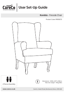 Manual CareCo FN02010005 Kemble Armchair