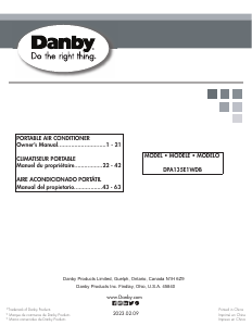 Handleiding Danby DPA135E1WDB Airconditioner