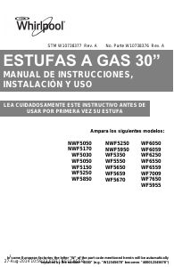 Manual de uso Whirlpool WF5955S Cocina