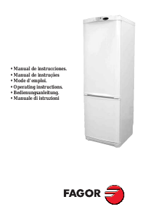 Mode d’emploi Fagor 1FC-48PNED Réfrigérateur combiné