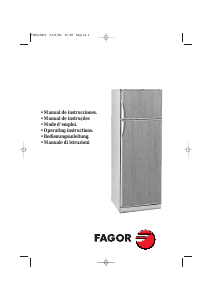 Manual Fagor 1FFD-27ADB Frigorífico combinado
