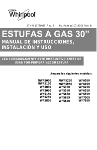 Manual de uso Whirlpool WF6559S Cocina