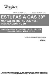 Manual de uso Whirlpool WF9996S Cocina