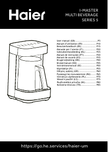 Manual Haier HMB5A 011 Coffee Machine