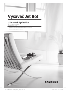 Manuál Samsung VR50T95735W Jet Bot Vysavač