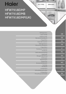 Manuale Haier HFW7918EIMB(UK) Frigorifero-congelatore