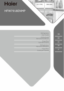 Handleiding Haier HFW7918ENMP(UK) Koel-vries combinatie
