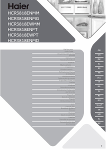 Bedienungsanleitung Haier HCR3818EWPT Kühl-gefrierkombination