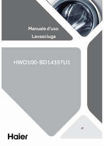 Manuale Haier HWD100-BD14397U1 Lavasciuga