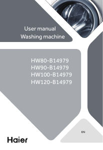 Manual Haier HW90-B14979YU1 Máquina de lavar roupa