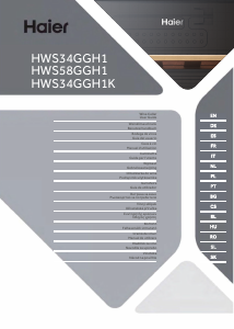 Manual de uso Haier HWS34GGH1K Vinoteca
