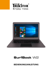 Bedienungsanleitung TrekStor SurfBook W2 Notebook
