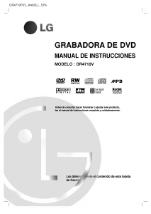Manual de uso LG DR4710V Reproductor DVD