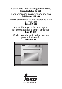 Mode d’emploi Teka HM 830 Four