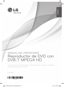 Manual de uso LG DV6T9H Reproductor DVD