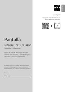 Manual de uso LG 27LX5QKNA Pantalla táctil