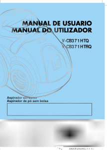 Manual LG V-CB371HTRQ Aspirador