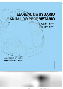 Manual de uso LG V-CB981HTQ Aspirador