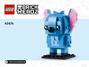 Manual Lego set 40674 Brickheadz Stitch