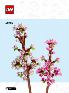 Manual Lego set 40725 Creator Cherry blossoms