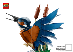 Manual Lego set 10331 Icons Kingfisher bird