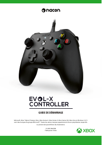 Handleiding Nacon Evol-X Gamecontroller