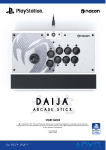 Manual Nacon Daija Arcade (PlayStation) Game Controller