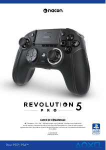 Bedienungsanleitung Nacon Revolution Pro 5 Controller