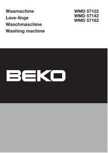Manual BEKO WMD 57122 Washing Machine