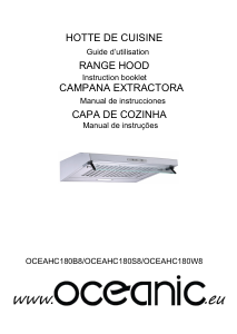 Handleiding Oceanic OCEAHC180B8 Afzuigkap