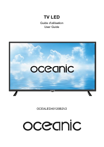 Manual Oceanic OCEALED40120B2V2 LED Television