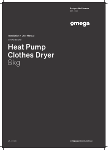 Manual Omega OHPD800W Dryer